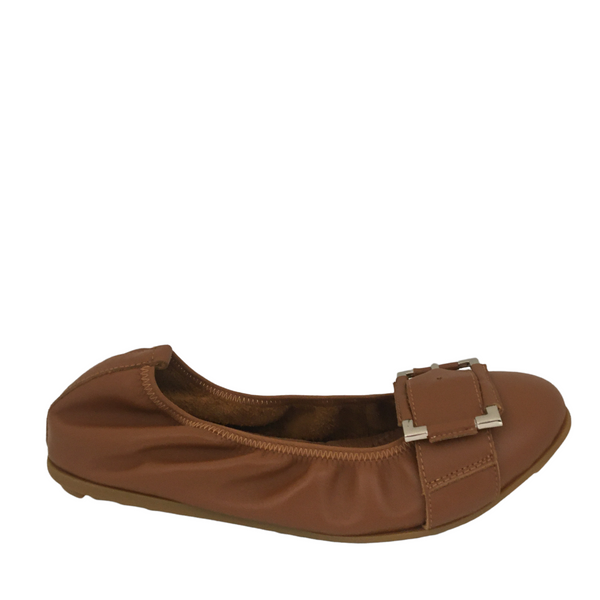 Isabella Monica ~ Floral ~ Tan ~ Olive ~ Leather