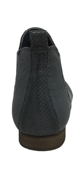 Django & Juliette Global Leather Ankle Boot ~ 4 Colours ~ Black ~ Grey ~ Cognac ~ Red