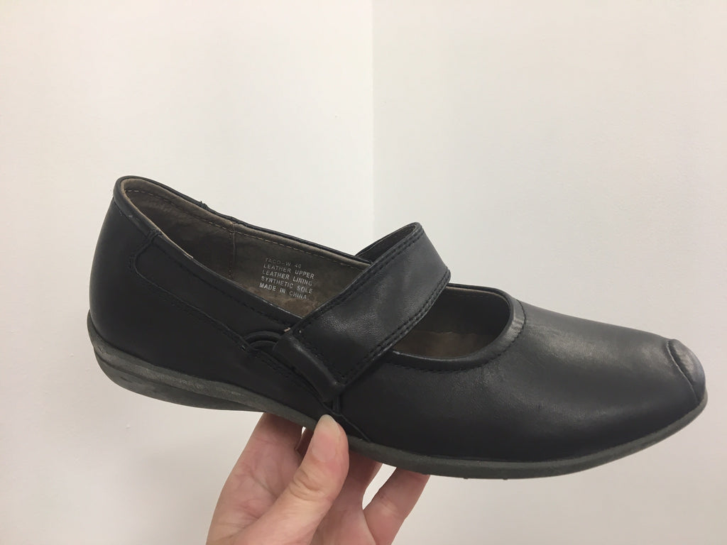 Boston Belle Taco Black Leather