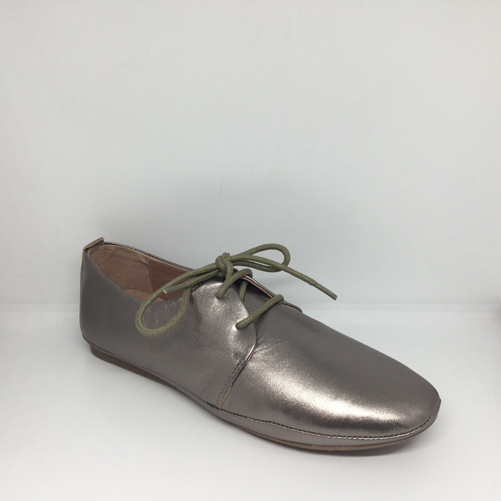 Miz Mooz Miley Bronze Leather Lace Up