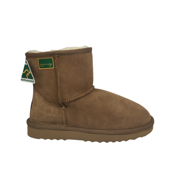 Australian Made Mini American Wool Boot ~ Black ~ Beige ~ Chestnut Boot