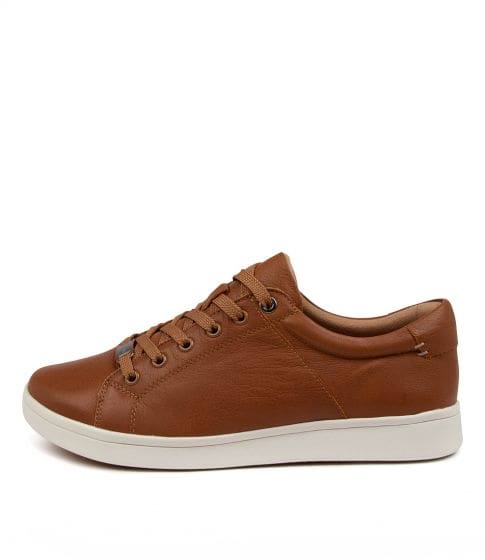Ziera Delilah ~ Tan ~ XF-ZR Leather Sneaker