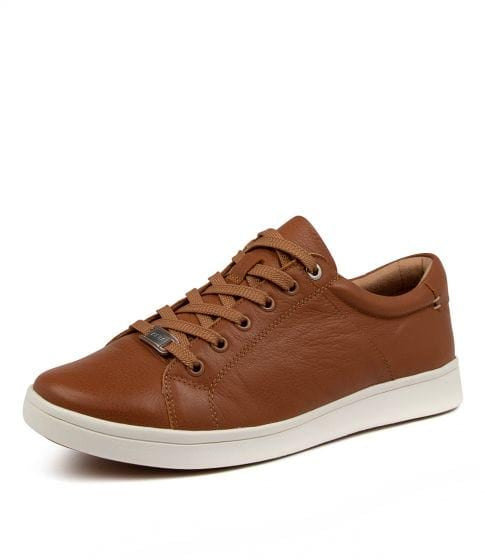 Ziera Delilah ~ Tan ~ XF-ZR Leather Sneaker