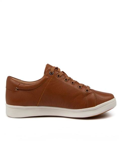 Ziera Delilah ~ Tan ~ XF-ZR Leather Sneaker