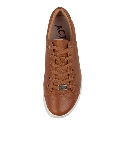 Ziera Delilah ~ Tan ~ XF-ZR Leather Sneaker
