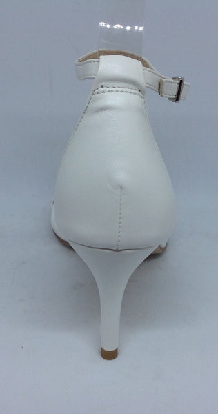 I Love Billy Connie White Smooth Heel