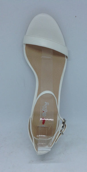 I Love Billy Connie White Smooth Heel