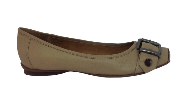 Effegie Dam ~ Taupe ~ Black ~ Red ~ ballet leather shoe