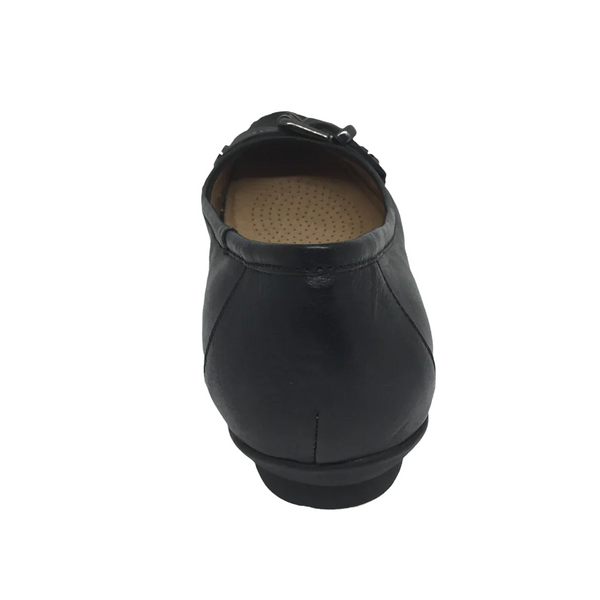 Effegie Dam ~ Taupe ~ Black ~ Red ~ ballet leather shoe