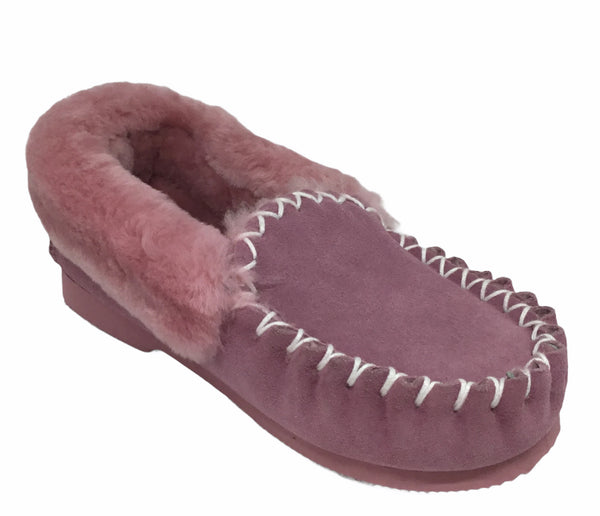 Moccasins Thick Sole ~ Black ~ Pink ~ Grey ~ Beige ~  Australian Made