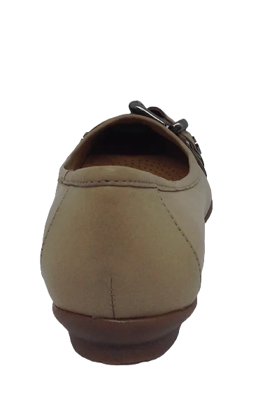 Effegie Dam ~ Taupe ~ Black ~ Red ~ ballet leather shoe