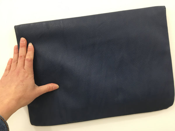 Adorne Navy Satchel Clutch