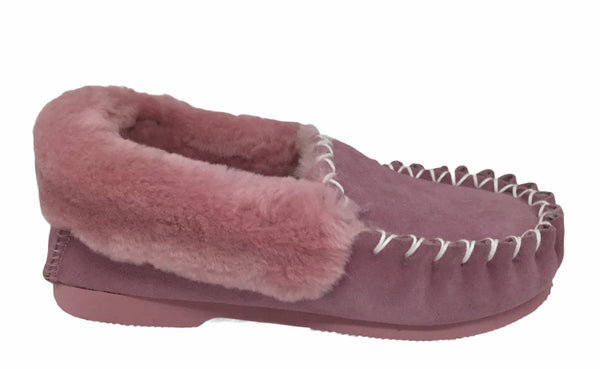 Moccasins Thick Sole ~ Black ~ Pink ~ Grey ~ Beige ~  Australian Made