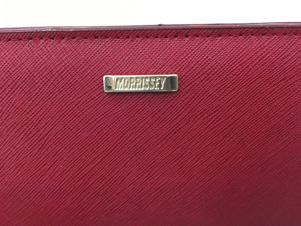 Morrissey Red Embossed Leather Purse MO1729
